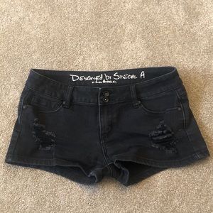 🔴Black short shorts